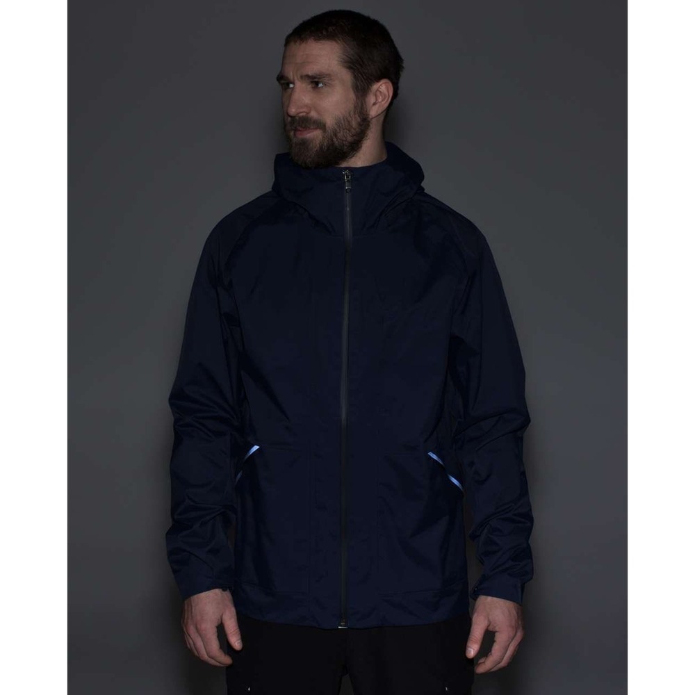 Lululemon Stanley Parka Deep Navy Waterproof Lightweight Jacket Gorpcore jj17 - Picture 3 of 16